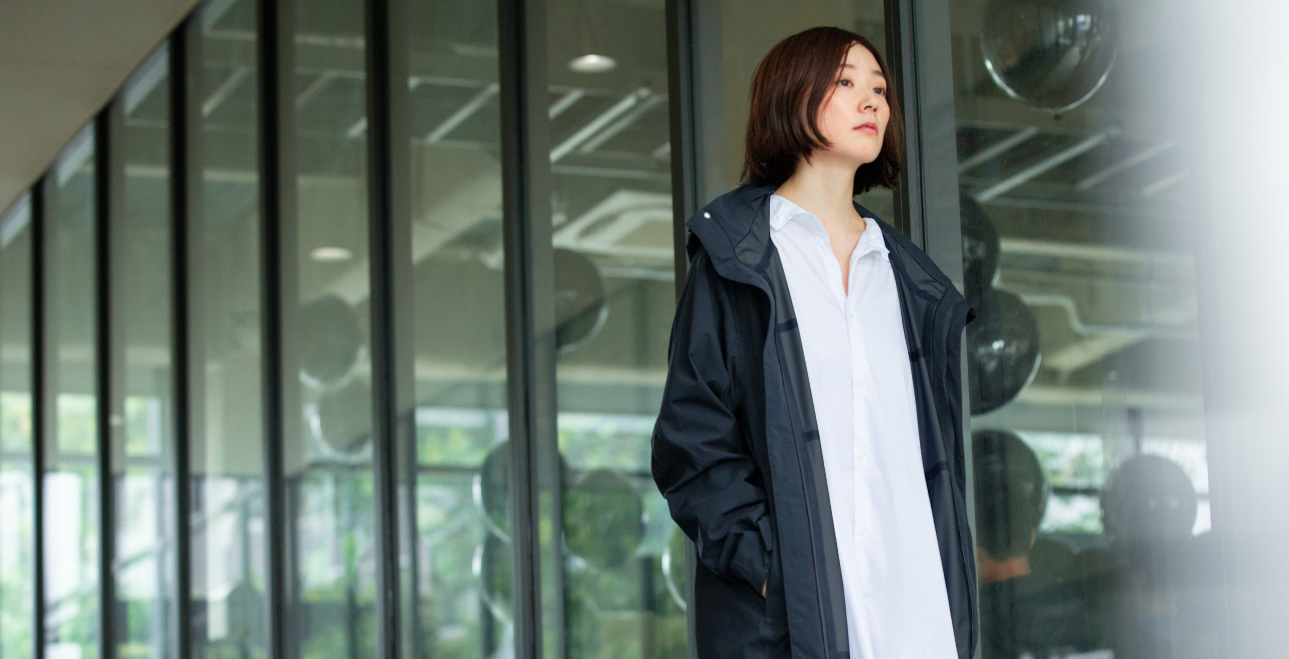 FACSION（ファクション） スライダー画像02 MATSU着用 女性モデル